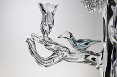 Tree of Life Candelabra – 7 Candles with Colored Birds