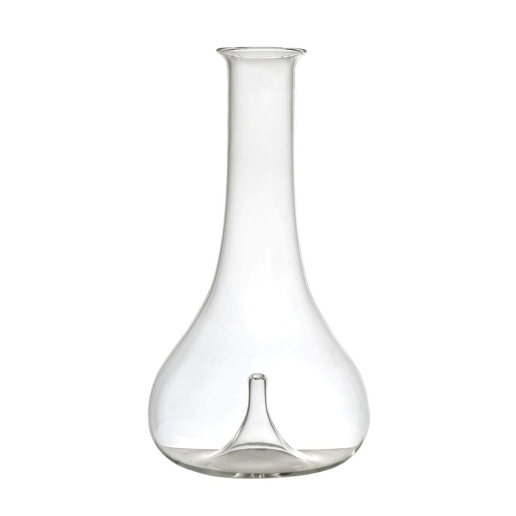 Optional title display Luna wine decanter small on white background