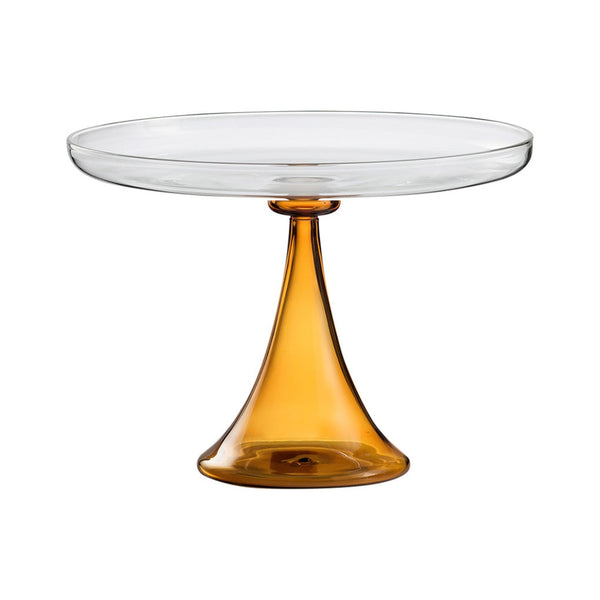 ELEMENTAL Cake Stand Amber Medium