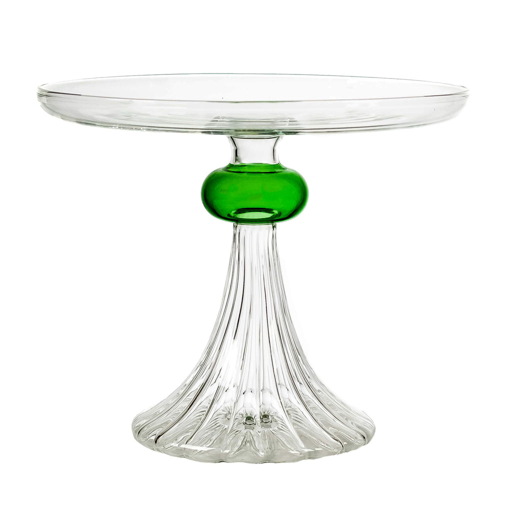 Optional title display Verona cake stand on white background