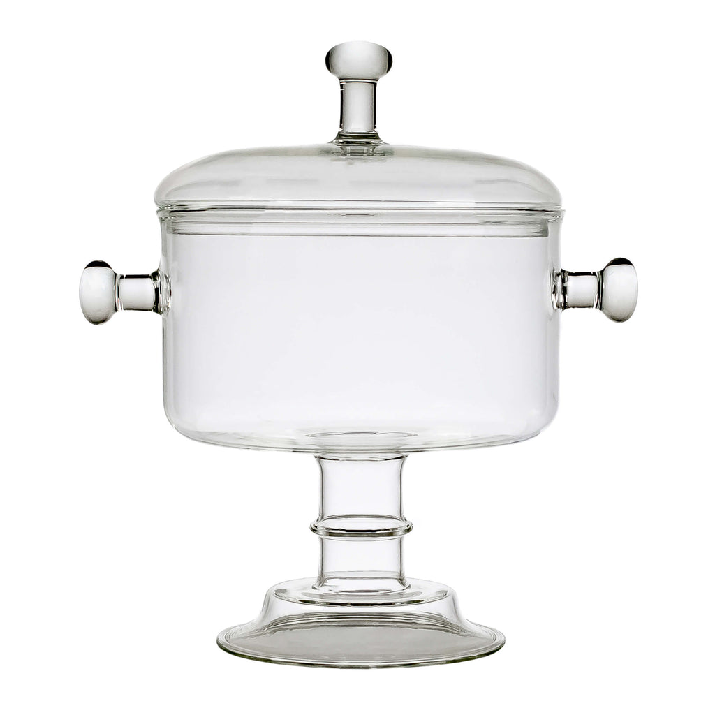 Optional title display Limburg soup bowl with lid on white background