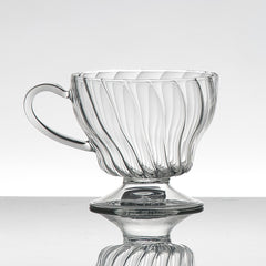 ARABESQUE WIDE Teacup Clear (set of 2)