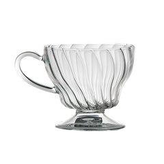 ARABESQUE WIDE Teacup Clear (set of 2)