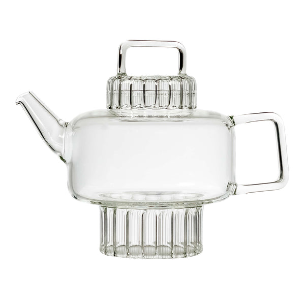 Ara  teapot on white background