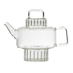 Ara  teapot on white background