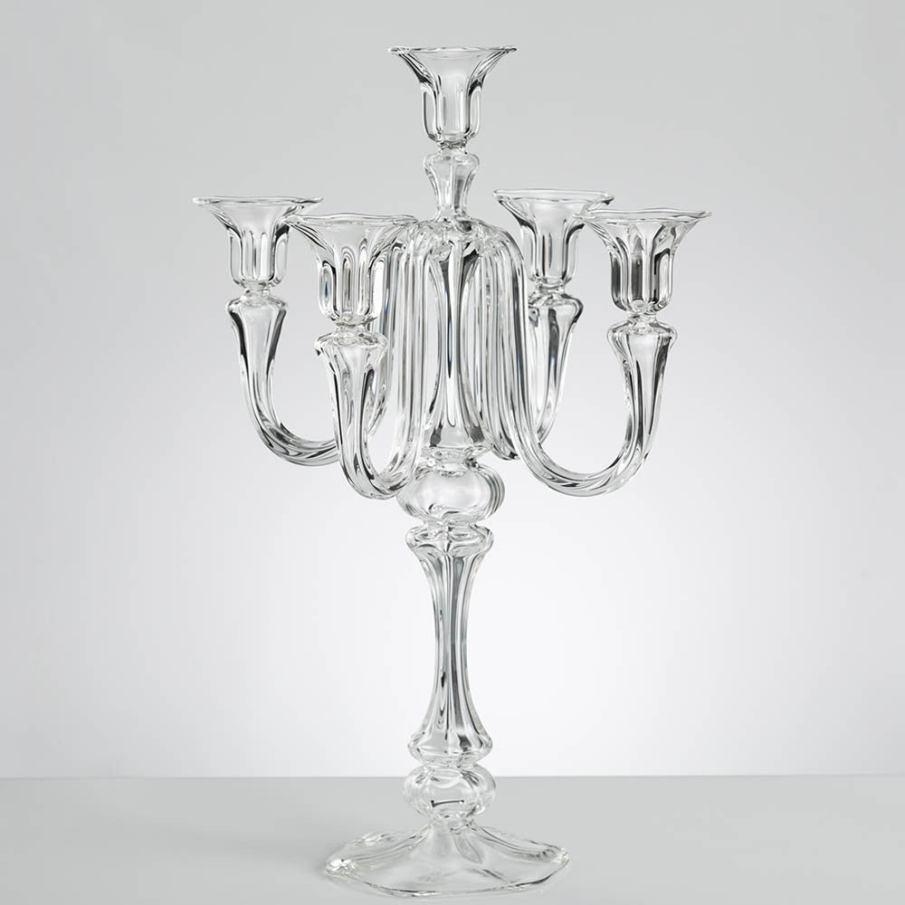 Optional title display Christopher 5 Candles Candelabra