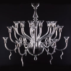 FLAMBOYANT Candelabru 24 brate cu pandantive