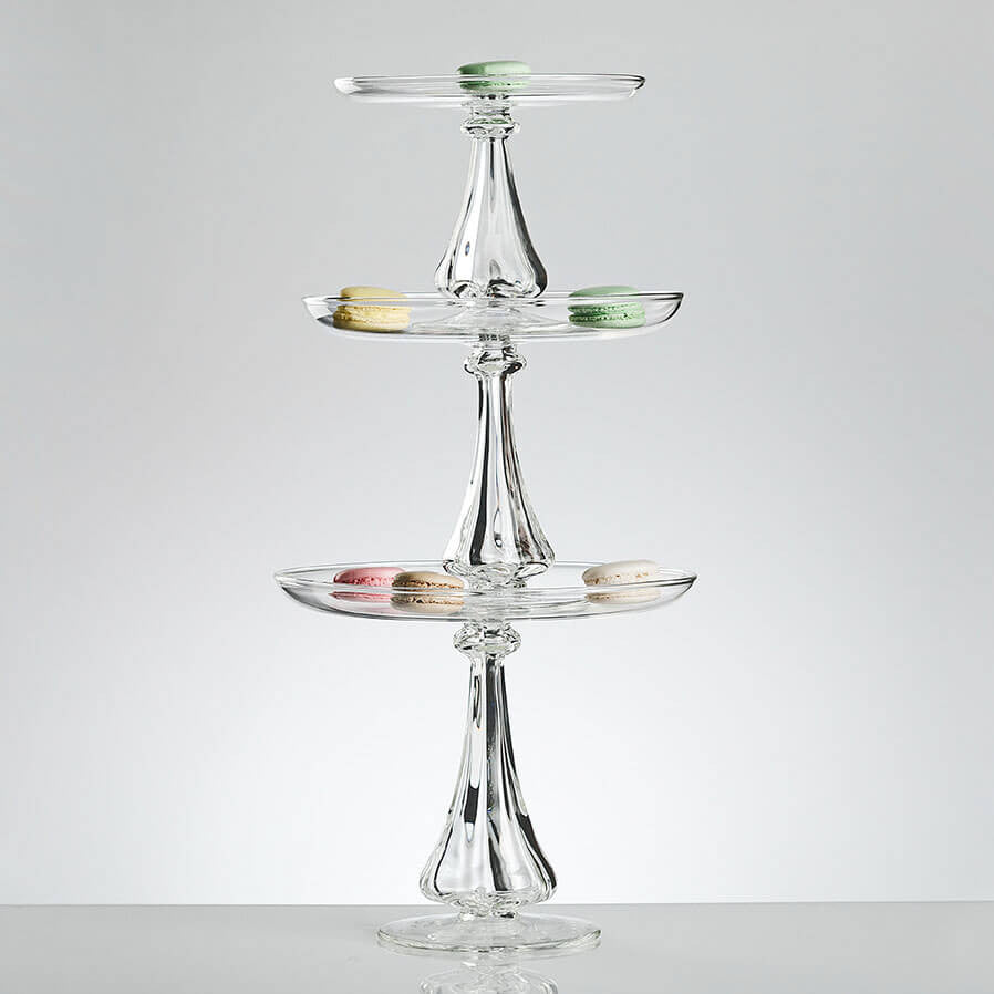 Optional title display ELEANOR 3 Level Cake Stand