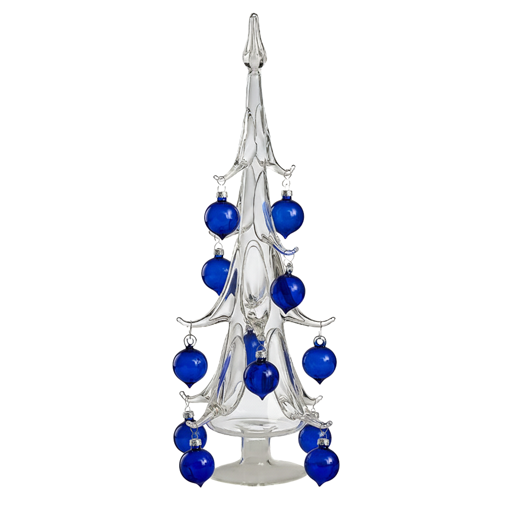 Sparkle Glass Christmas Tree Small