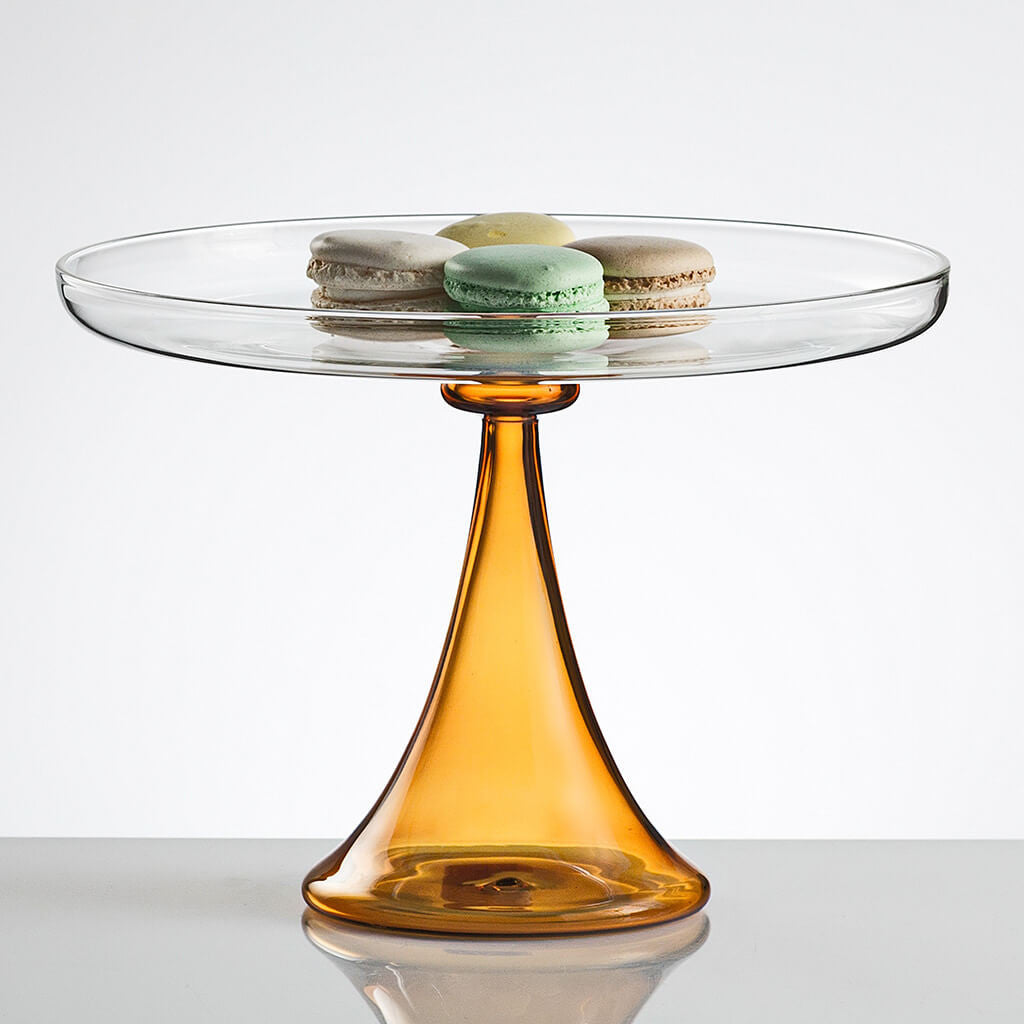 ELEMENTAL Cake Stand Amber Medium