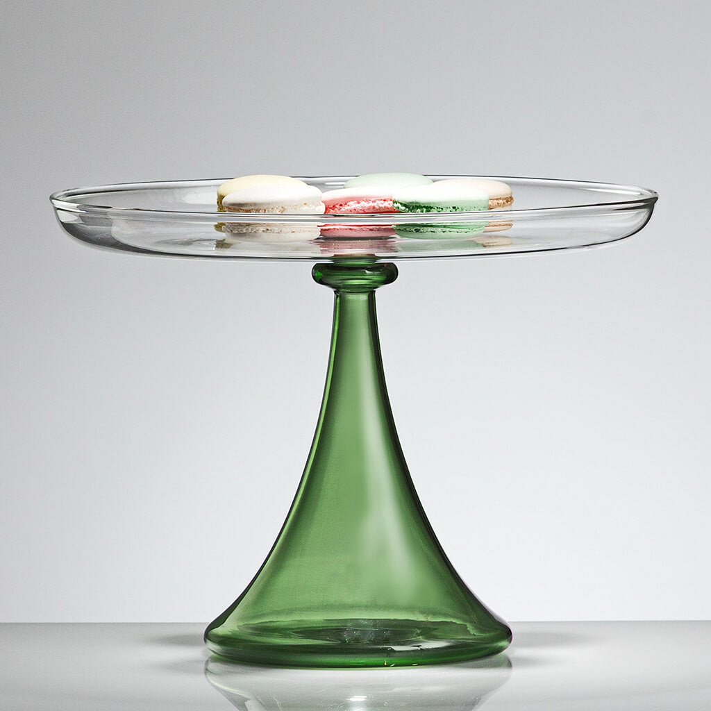 ELEMENTAL Cake Stand Green Large