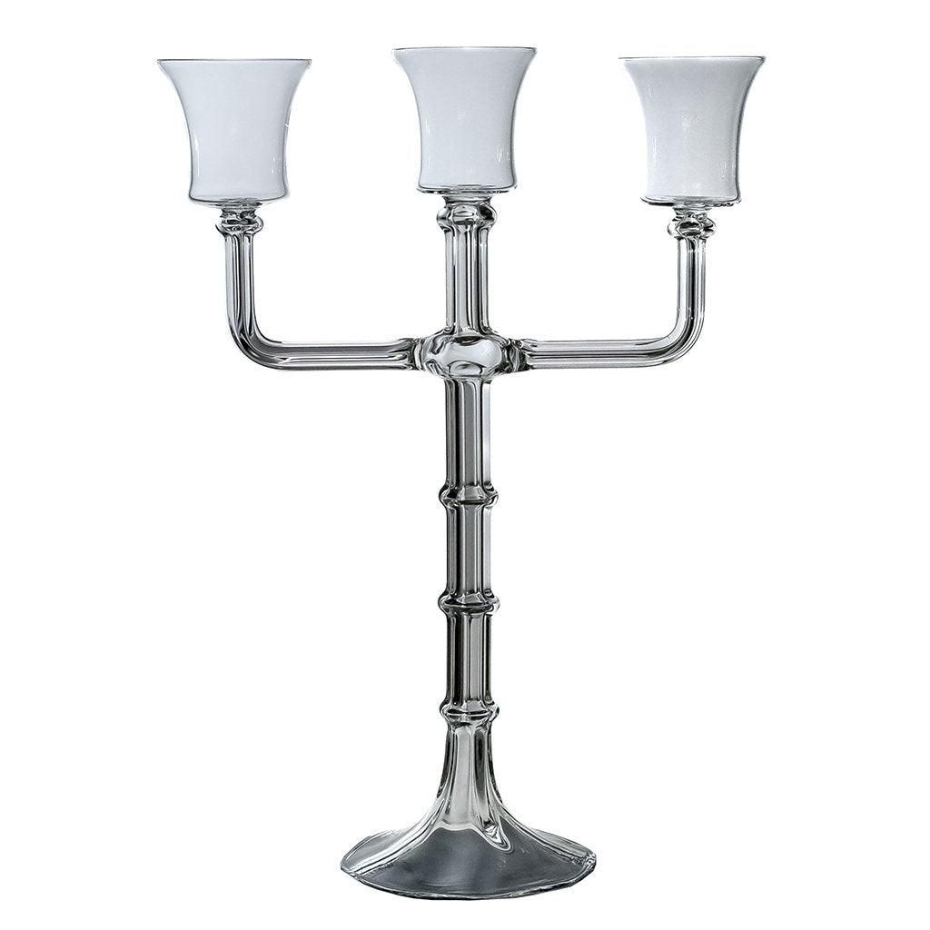 Bamboo 3 Candles Candelabra