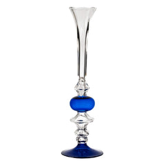 Lucia candlestick taper on white background