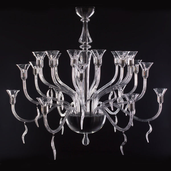 FLAMBOYANT Chandelier 24 arms with pendants